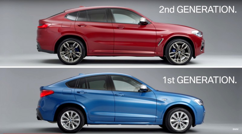 Чем отличается первое поколение BMW X4 от итерации второй [видео]