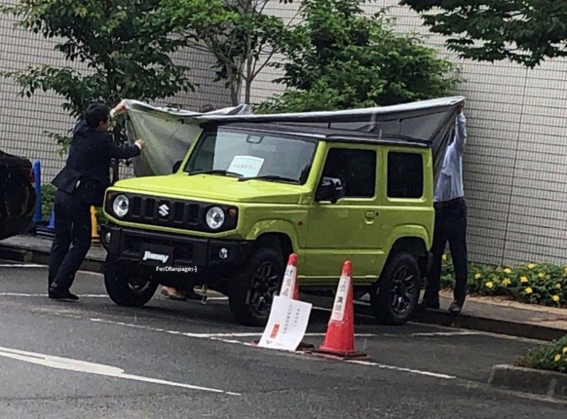 2018 Suzuki Jimny неофициально раскрыли в Японии