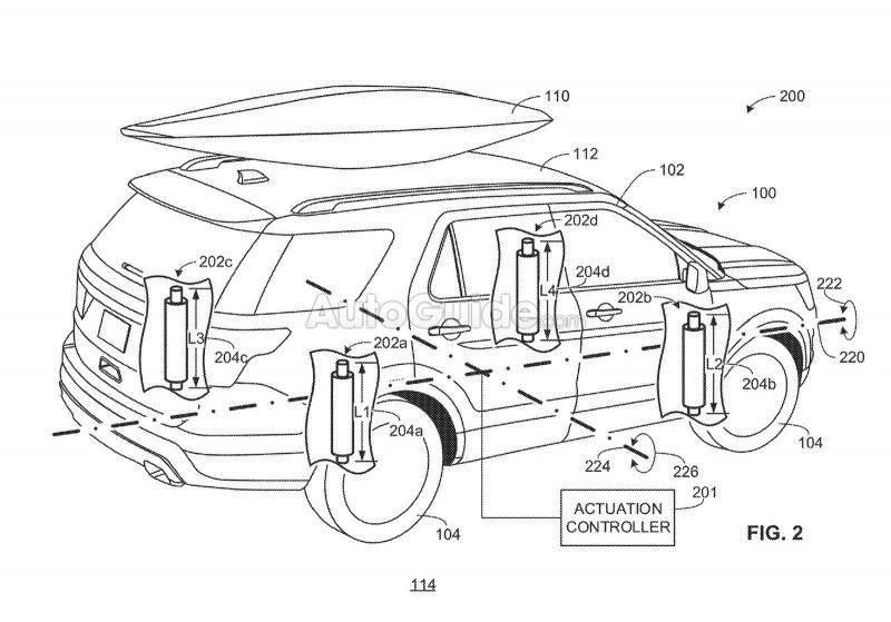 Новые патенты Ford облегчат использование внедорожников и пикапов