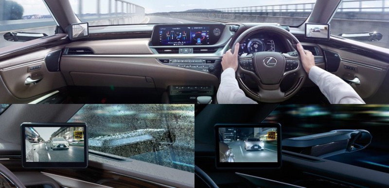 Lexus меняет наружные зеркала на камеры