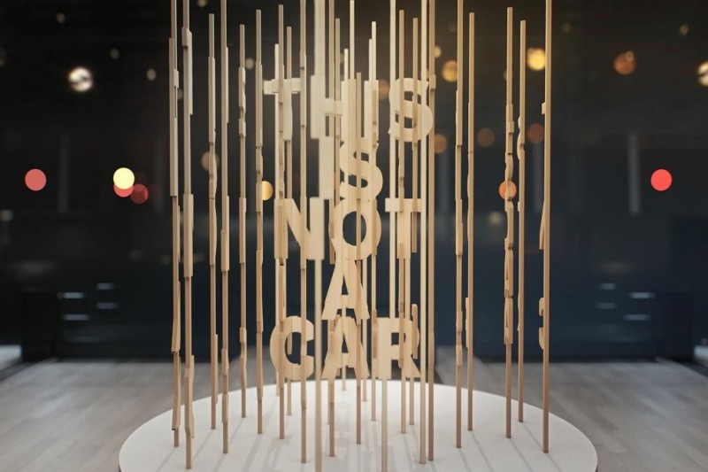Volvo представит в Лос-Анджелесе пустой стенд с деревянной скульптурой