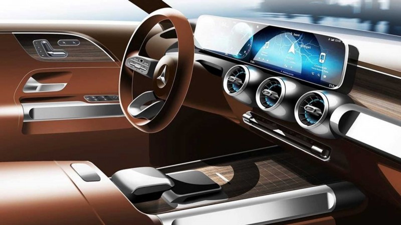 Mercedes анонсировал концепт GLB, который покажет на автосалоне в Шанхае