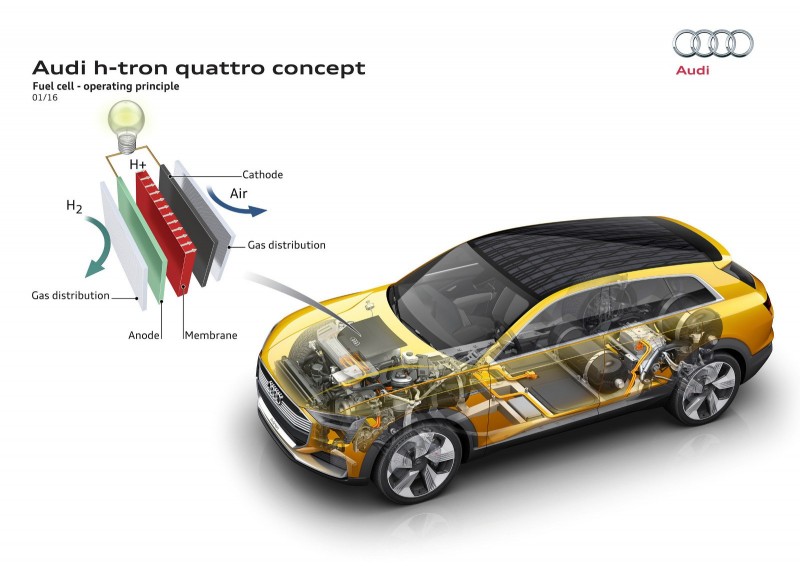 Audi озаботилась будущим электрокаров и опять взялась за водород