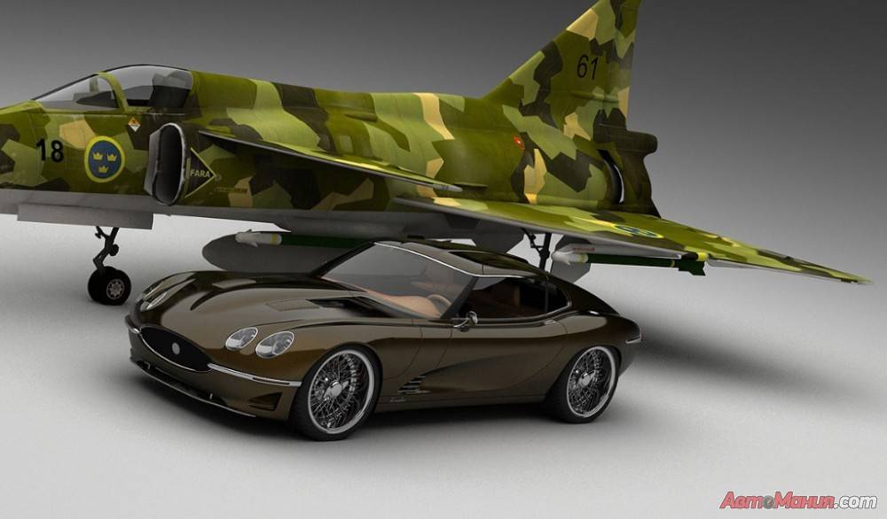 Growler E - ретроавтомобиль в честь 50-летия Jaguar E-Type - 8