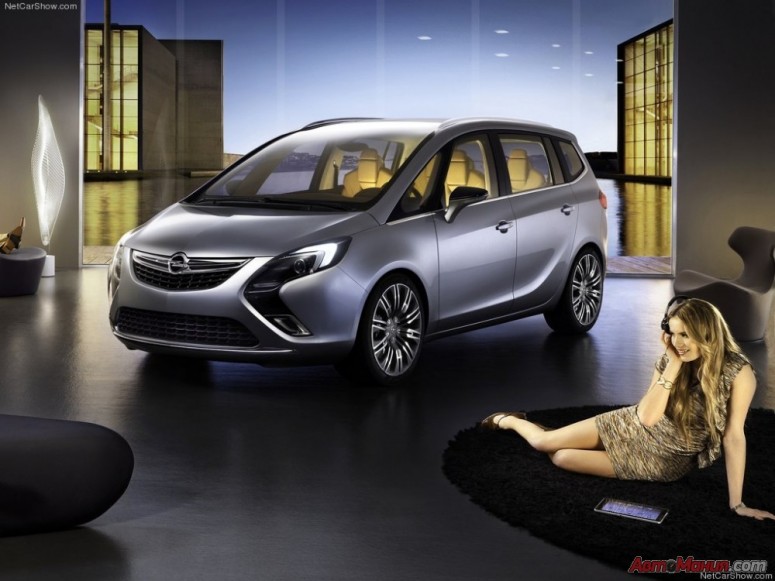 Opel Zafira Tourer Concept: зал на колесах [2 видео & 18 фото]