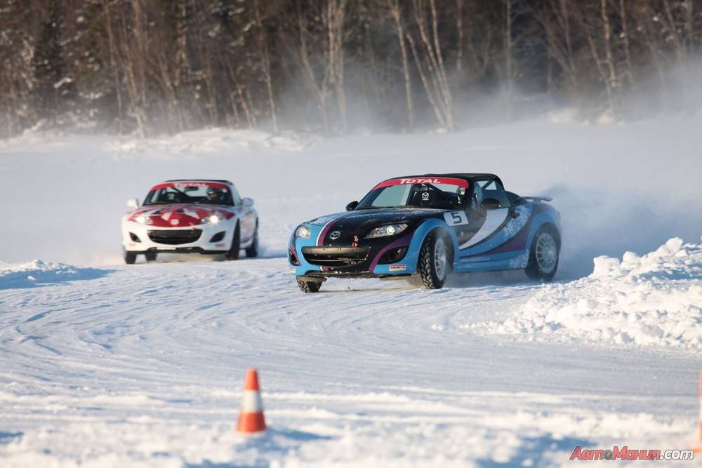 Mazda MX-5 выходит на лед [видео] - 16