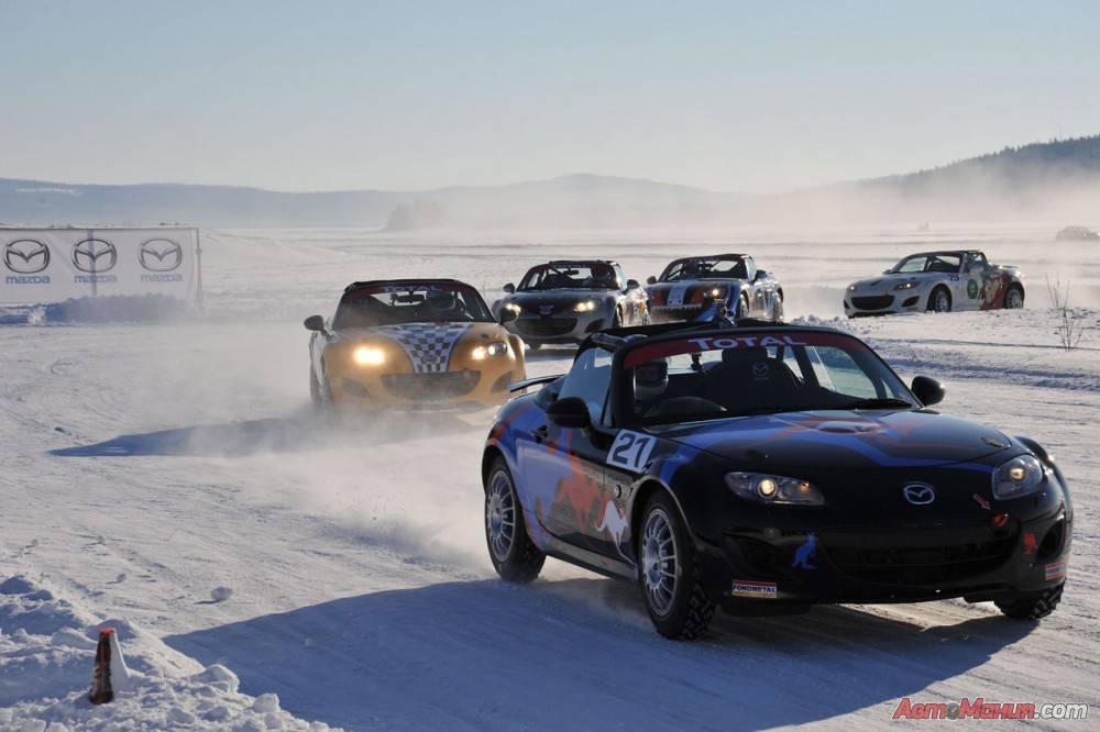 Mazda MX-5 выходит на лед [видео] - 21
