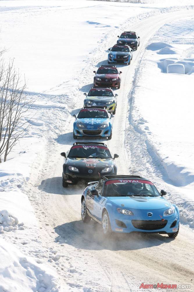 Mazda MX-5 выходит на лед [видео] - 7