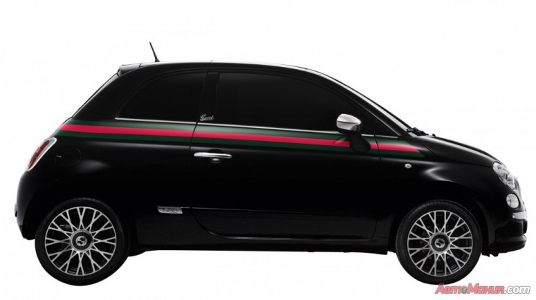 Гламурный Fiat 500 от модельного дома Gucci [видео & 10 фото]