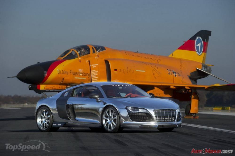 Хромированный Audi R8 от MTM: 777 [8 фото] - 8