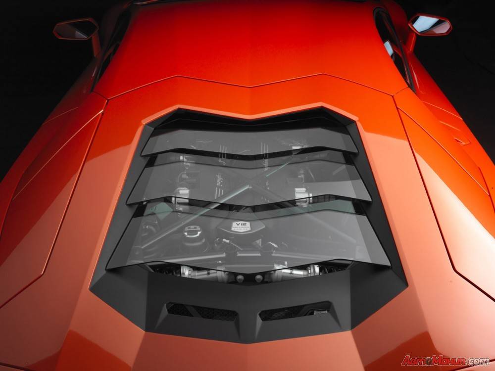 Новый Lamborghini Aventador представили в Женеве [33 фото] - 27