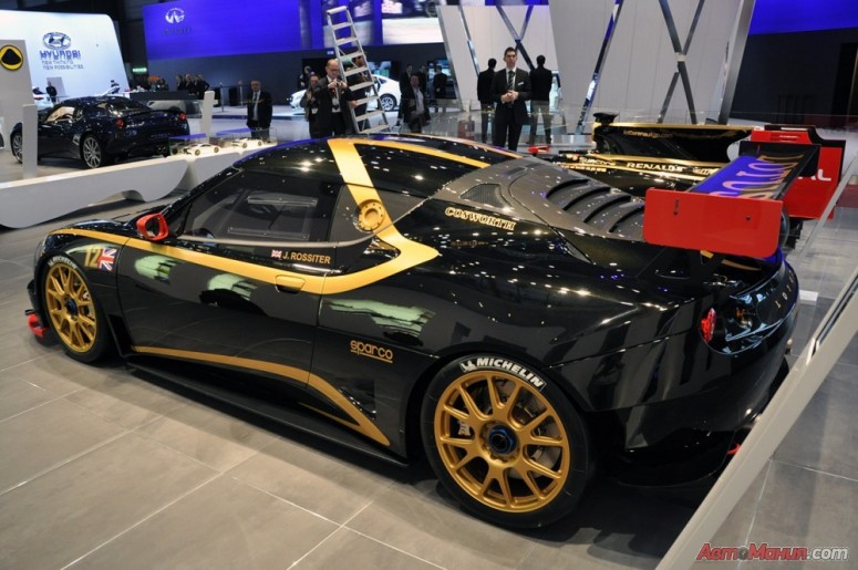 Чёрно-золотой Lotus Evora Enduro GT [10 фото]