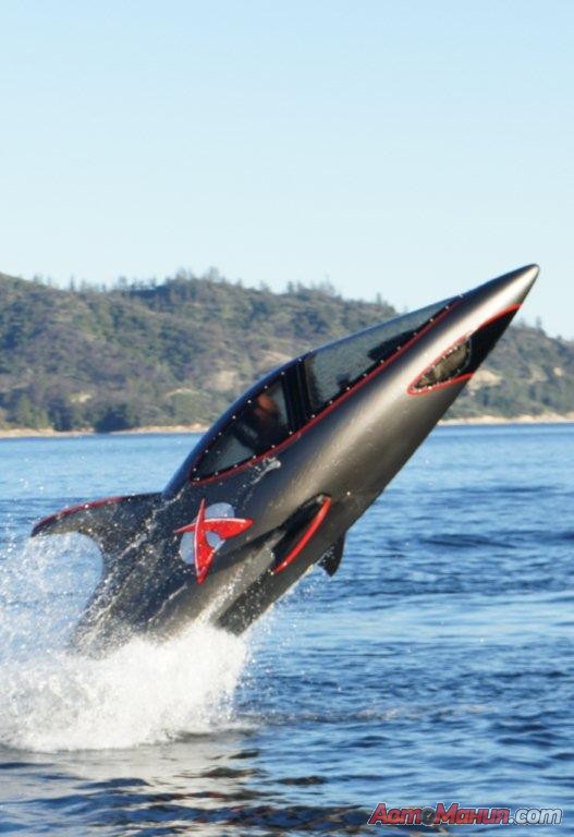 Скоростной катер: смесь дельфина, акулы и скутера [видео]