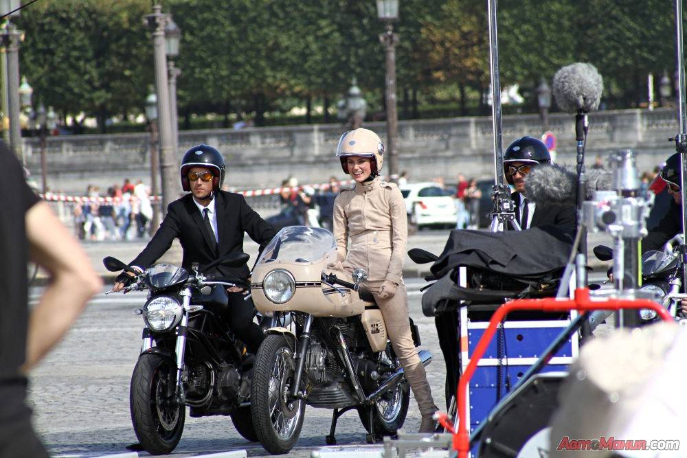 Кира Найтли, Chanel и Ducati 750 Sport [10 фото & видео] - 5