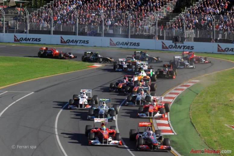 За кадром Гран-при Австралии 2011, Формула-1: гонка [32 фото]