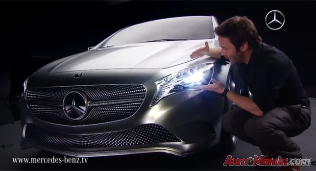 Mercedes Concept A-Class: первые видео [2 видео]