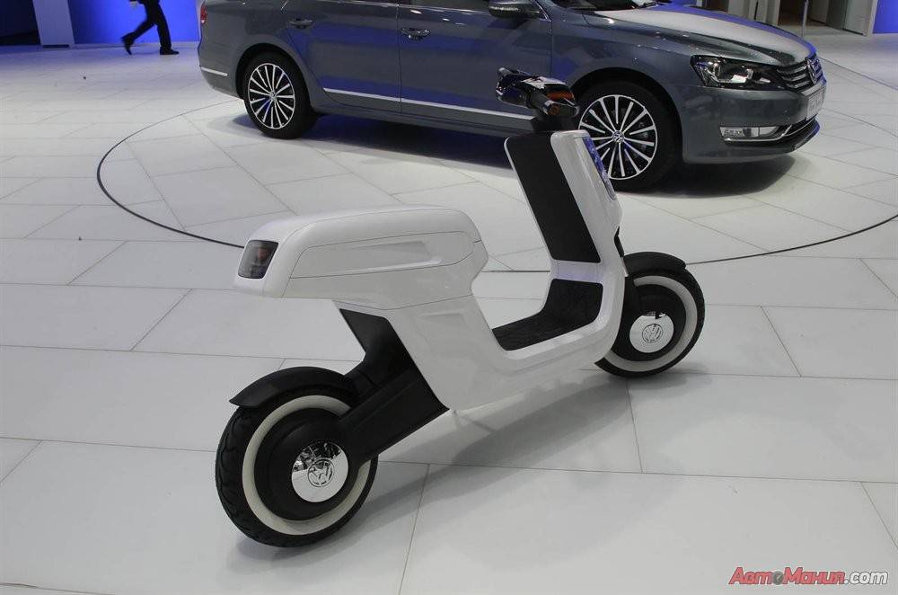 Электрический мотороллер от Volkswagen: E-Scooter [8 фото] - 7