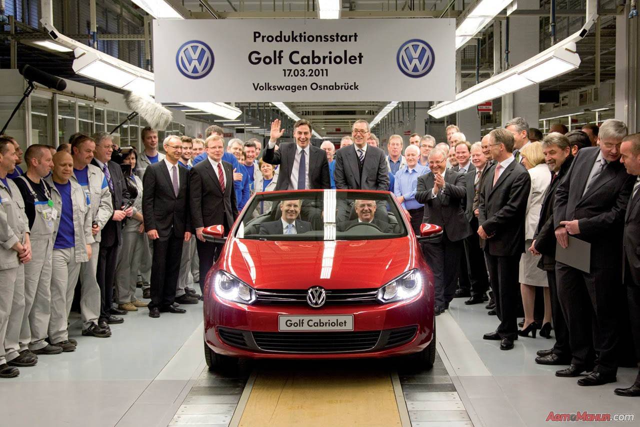 Мега галерея нового VW Golf Cabriolet - 32