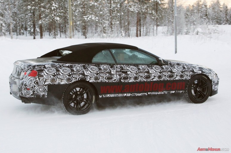 BMW M6 2012: В Швеции замечен купе-кабриолет [11 фото]