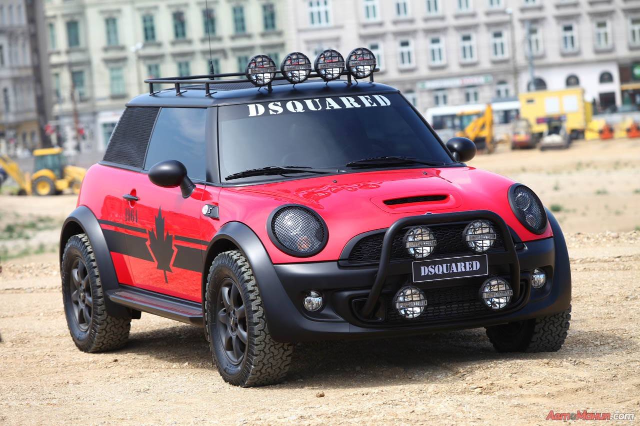 Mini and Dsquared² против СПИДа: модель «Red Mudder» [5 фото] - 1
