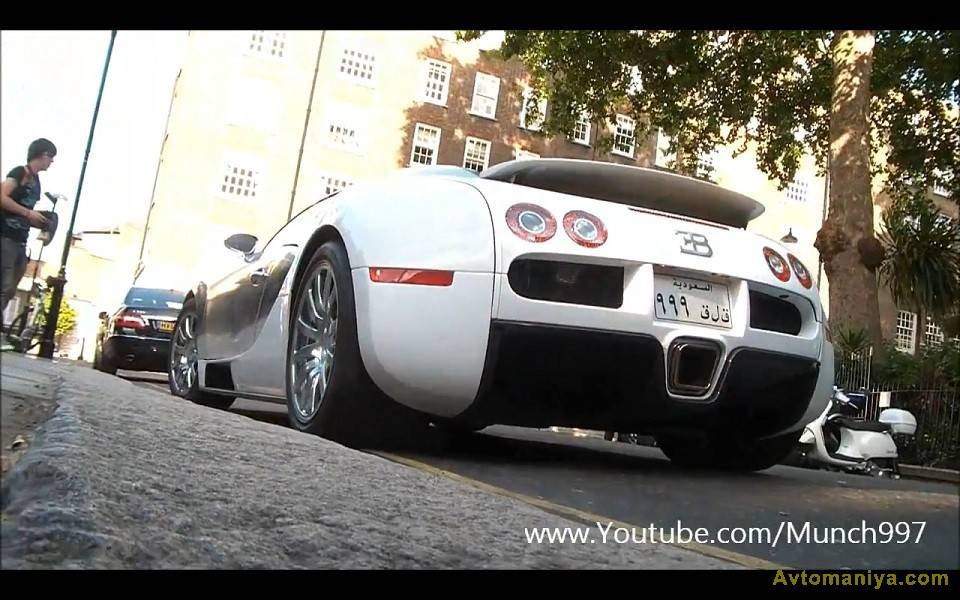 Арабский Bugatti Veyron вновь засветился в Лондоне [видео] - 4