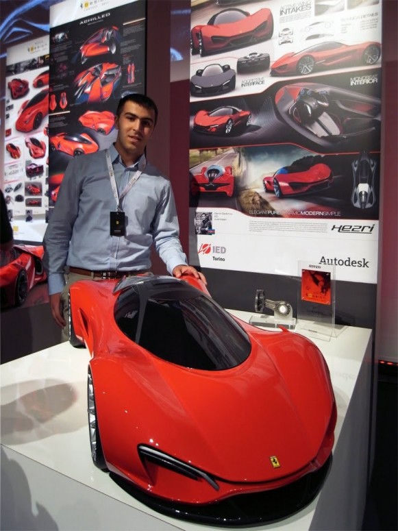 Азербайджанский дизайнер занял второе место в международном конкурсе Ferrari