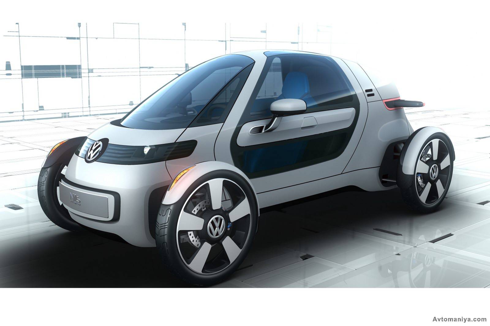 Volkswagen показал концепт одноместного городского автомобиля Nils - 10