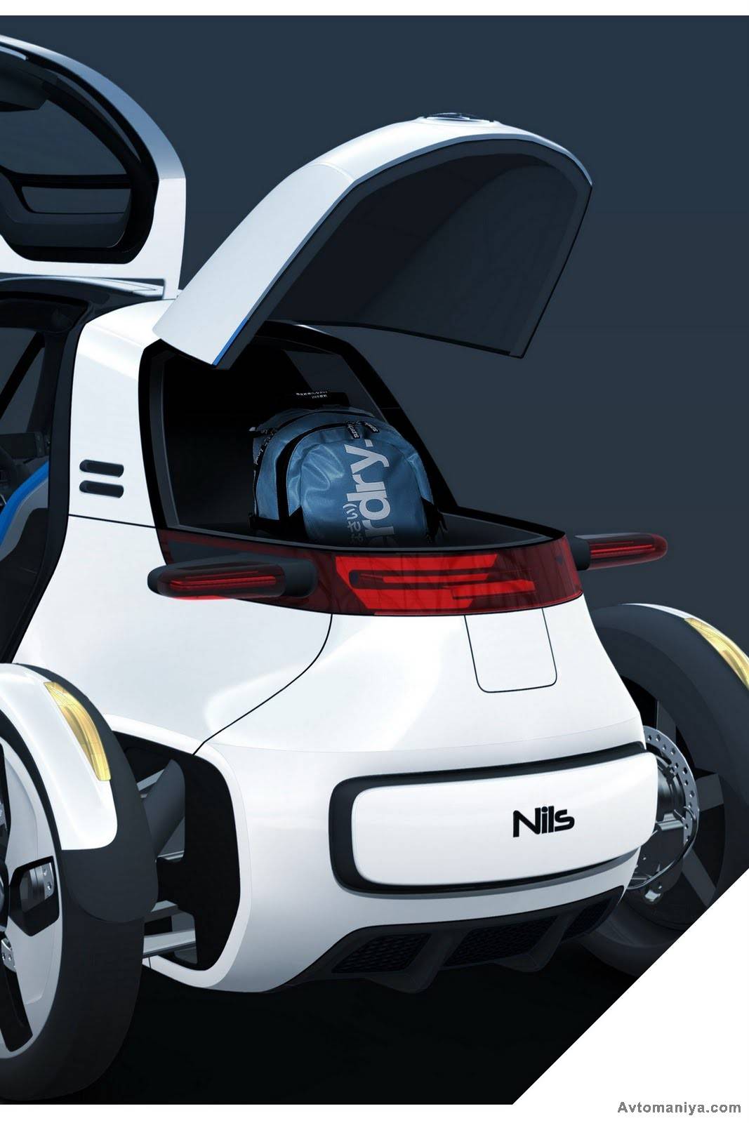 Volkswagen показал концепт одноместного городского автомобиля Nils - 4