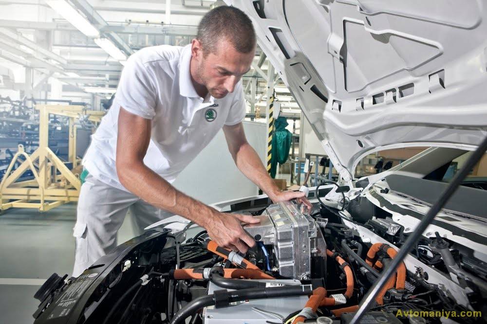 Skoda начинает производство тестовых электромобилей Octavia Е - 2