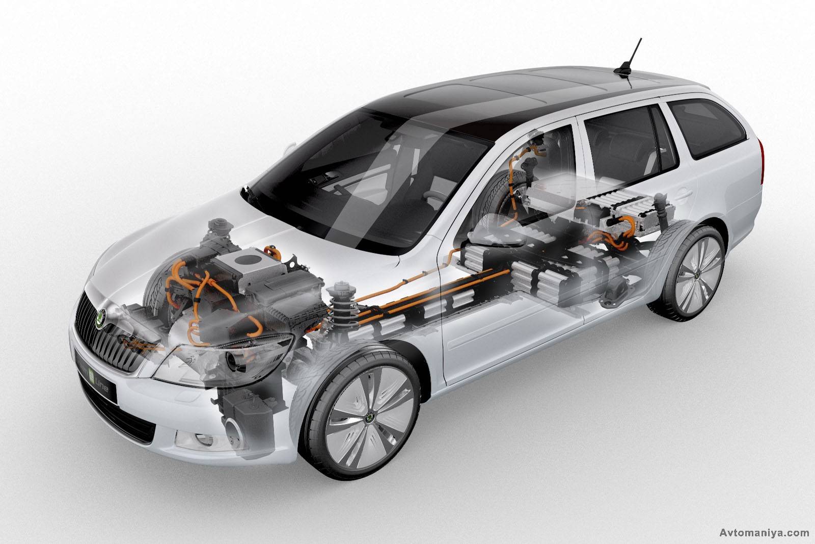 Skoda начинает производство тестовых электромобилей Octavia Е - 7