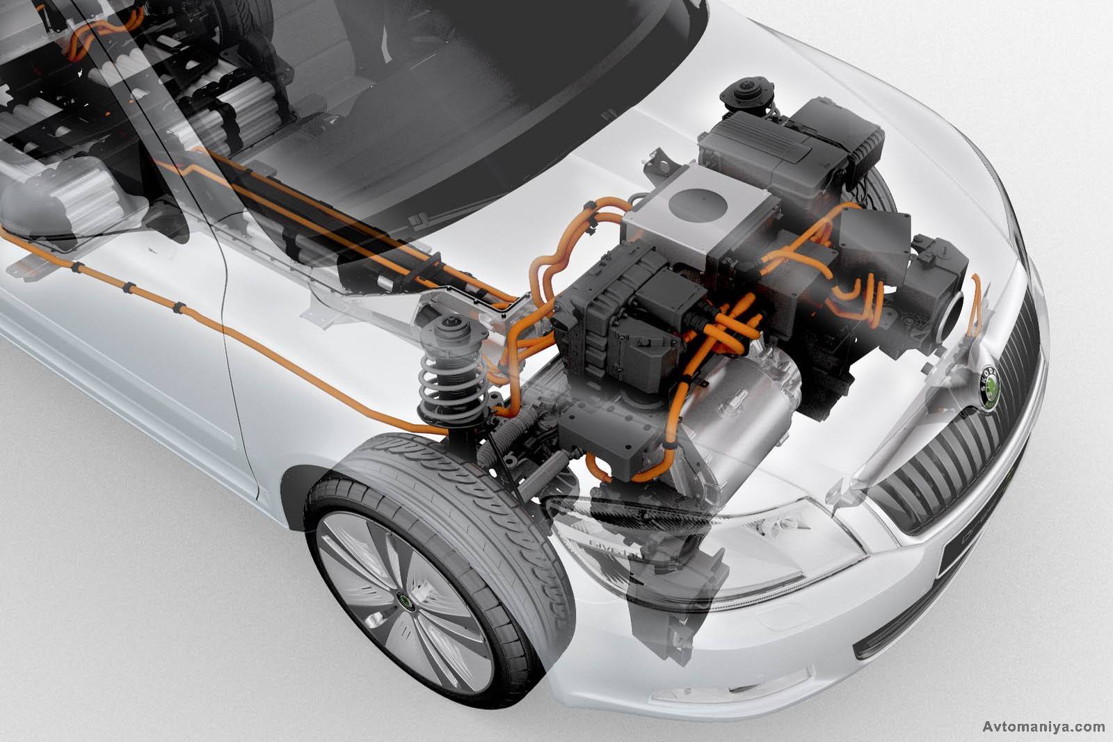 Skoda начинает производство тестовых электромобилей Octavia Е - 6