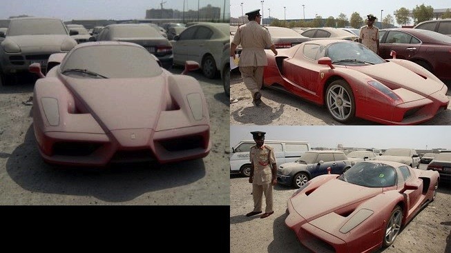 Конфискат в Дубаи: Ferrari Enzo за ferrari-enzo-abandoned-in-dubai-10jpg миллион