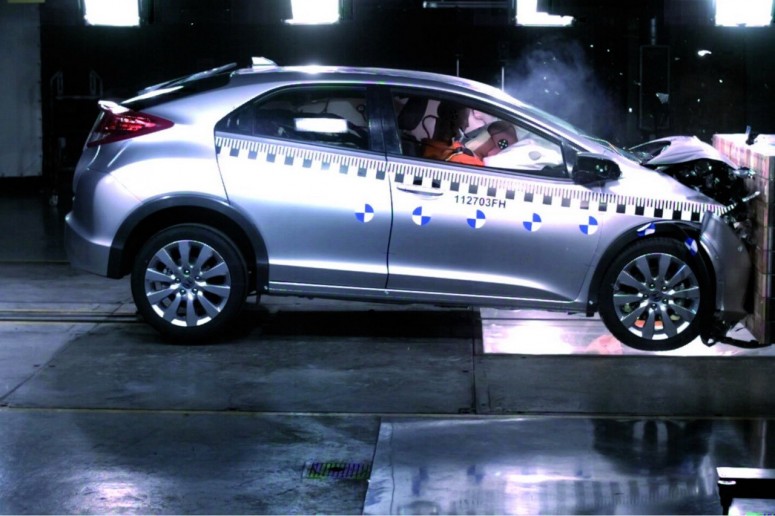 Honda демонстрирует безопасность хэтчбека 2012 Civic [видео]