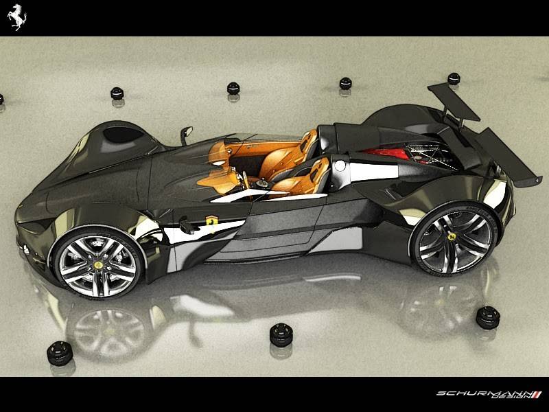 Дизайнерские фантазии на тему Ferrari - 1