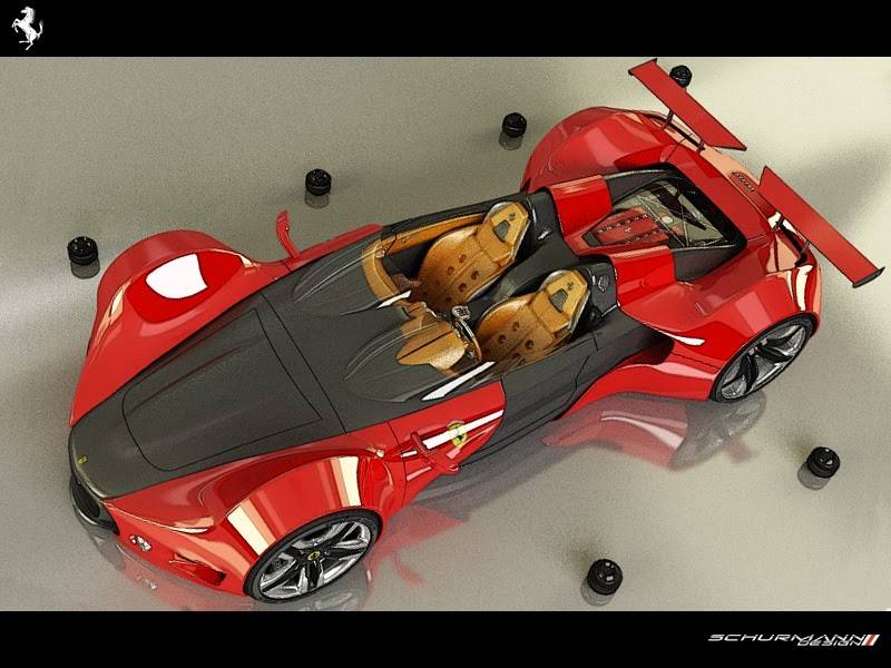 Дизайнерские фантазии на тему Ferrari - 5