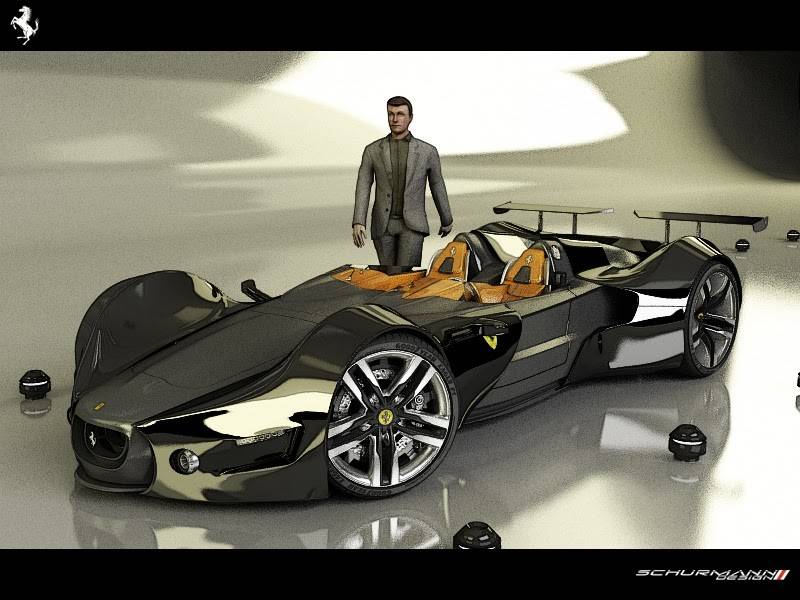 Дизайнерские фантазии на тему Ferrari - 6