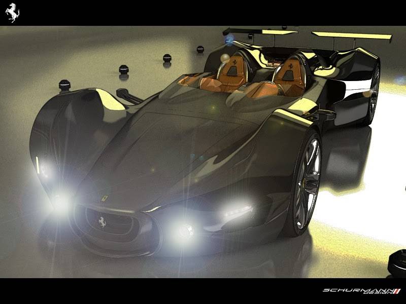 Дизайнерские фантазии на тему Ferrari - 7