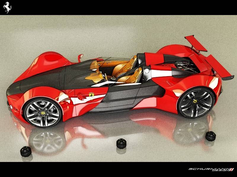 Дизайнерские фантазии на тему Ferrari - 8
