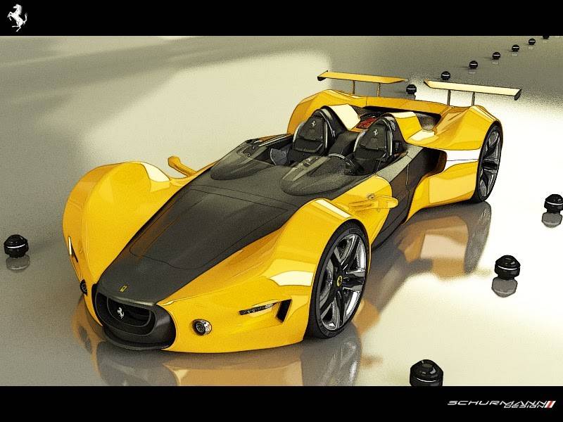 Дизайнерские фантазии на тему Ferrari - 10