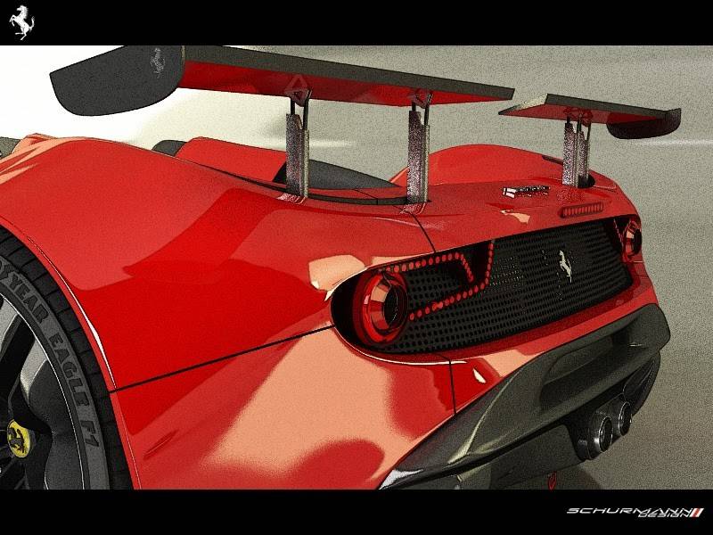 Дизайнерские фантазии на тему Ferrari - 14