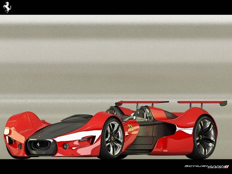 Дизайнерские фантазии на тему Ferrari - 15