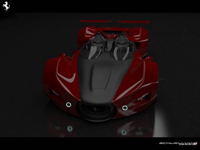Дизайнерские фантазии на тему Ferrari - 17