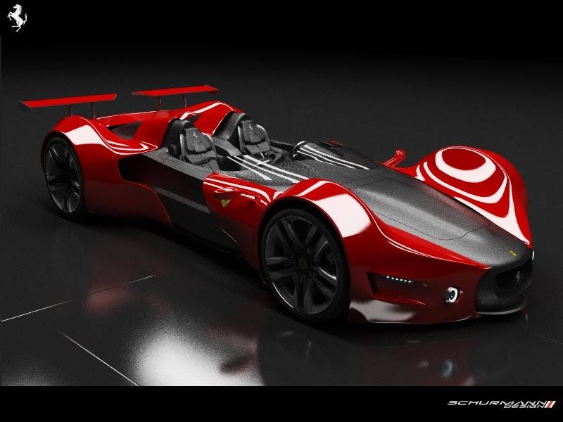 Дизайнерские фантазии на тему Ferrari - 32