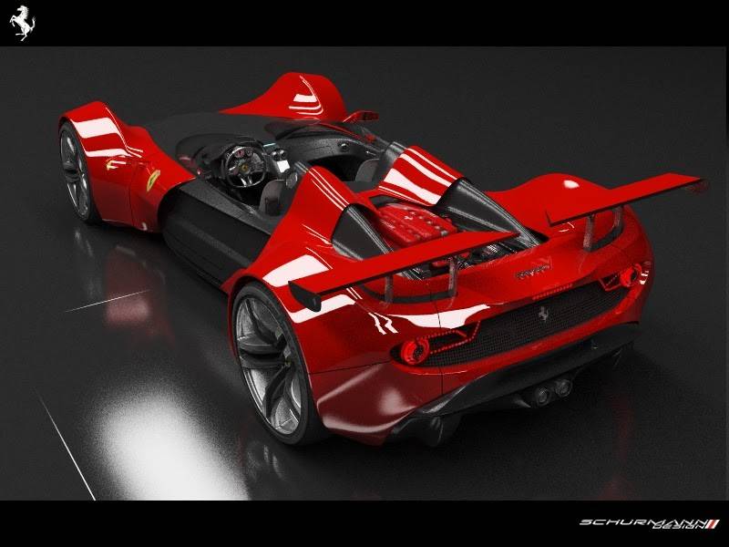 Дизайнерские фантазии на тему Ferrari - 22