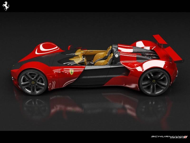 Дизайнерские фантазии на тему Ferrari - 25