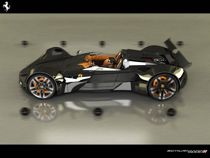 Дизайнерские фантазии на тему Ferrari - 27