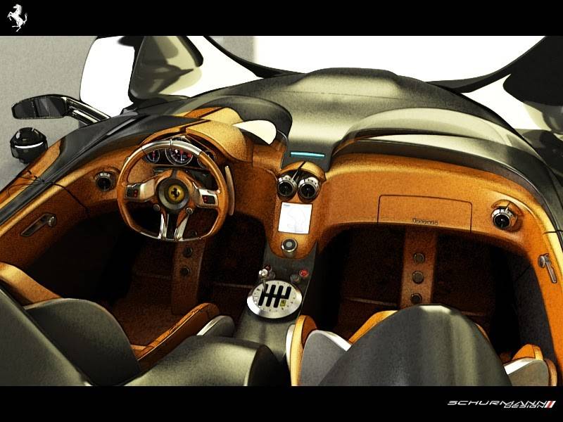 Дизайнерские фантазии на тему Ferrari - 30