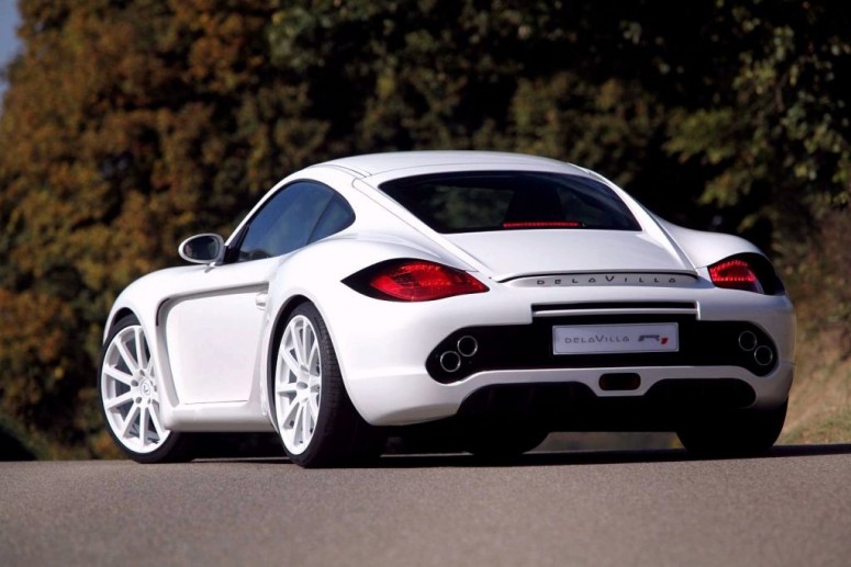 Белый принц: Porsche Cayman R1 Delavilla