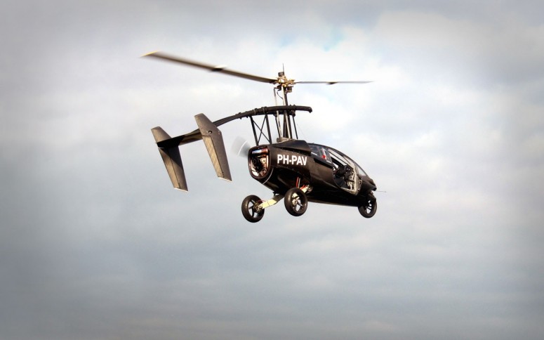 Летающий автомобиль PAL-V: 180 км/ч на земле и в воздухе [видео]