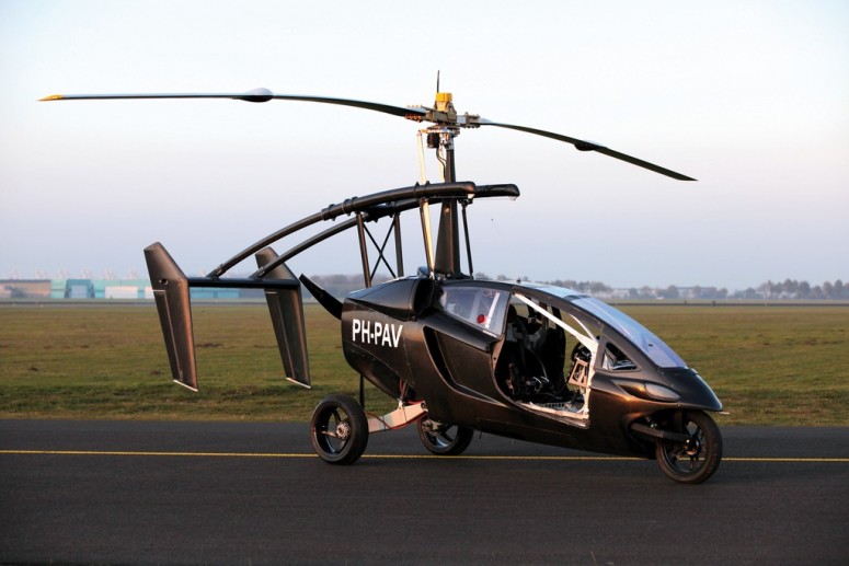 Летающий автомобиль PAL-V: 180 км/ч на земле и в воздухе [видео]